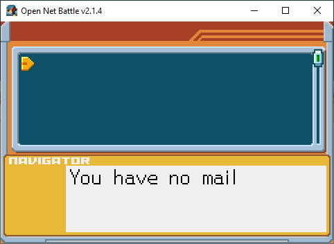Empty E-Mail Screen
