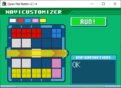 RUN button