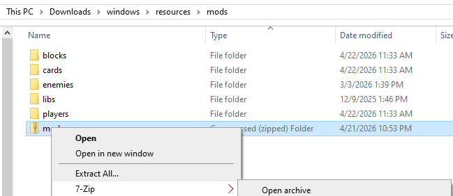 7-Zip option