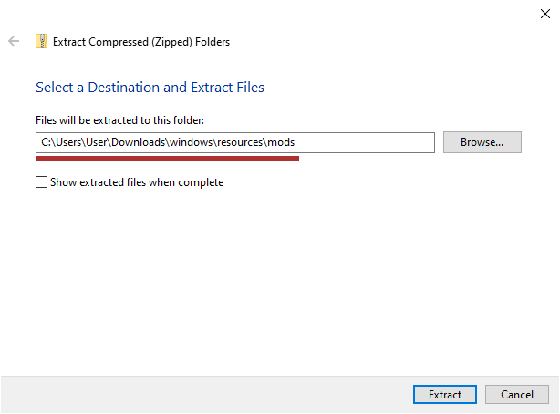 Extract all menu simple