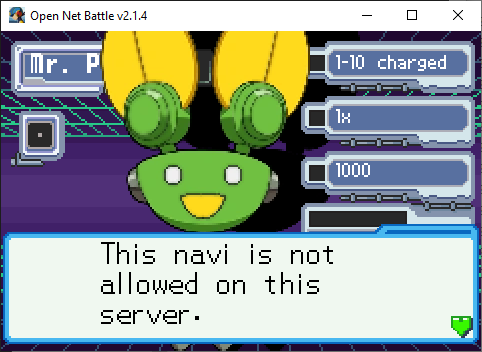 Changing to allowed Player